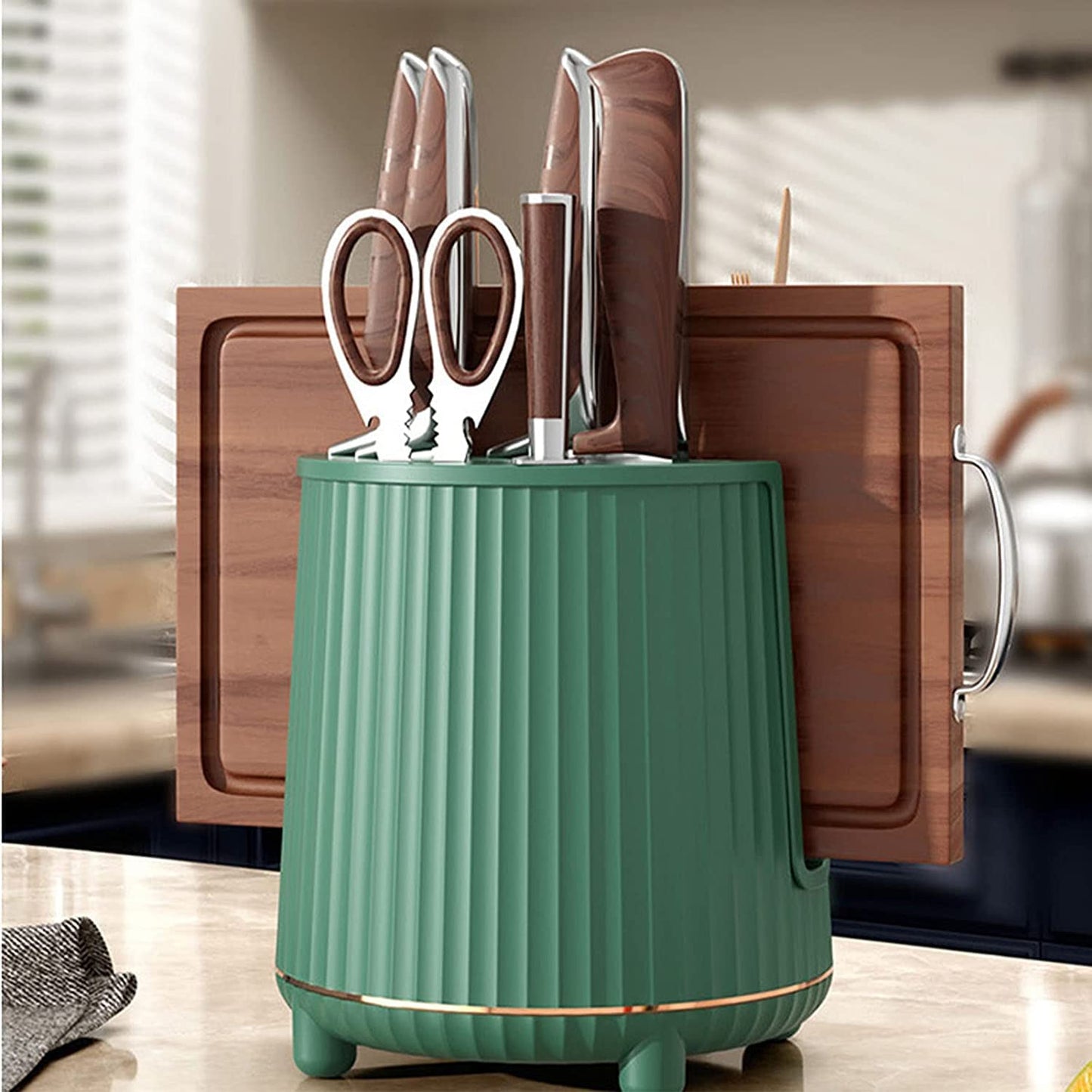 Rotary Kitchen Utensils Organizer