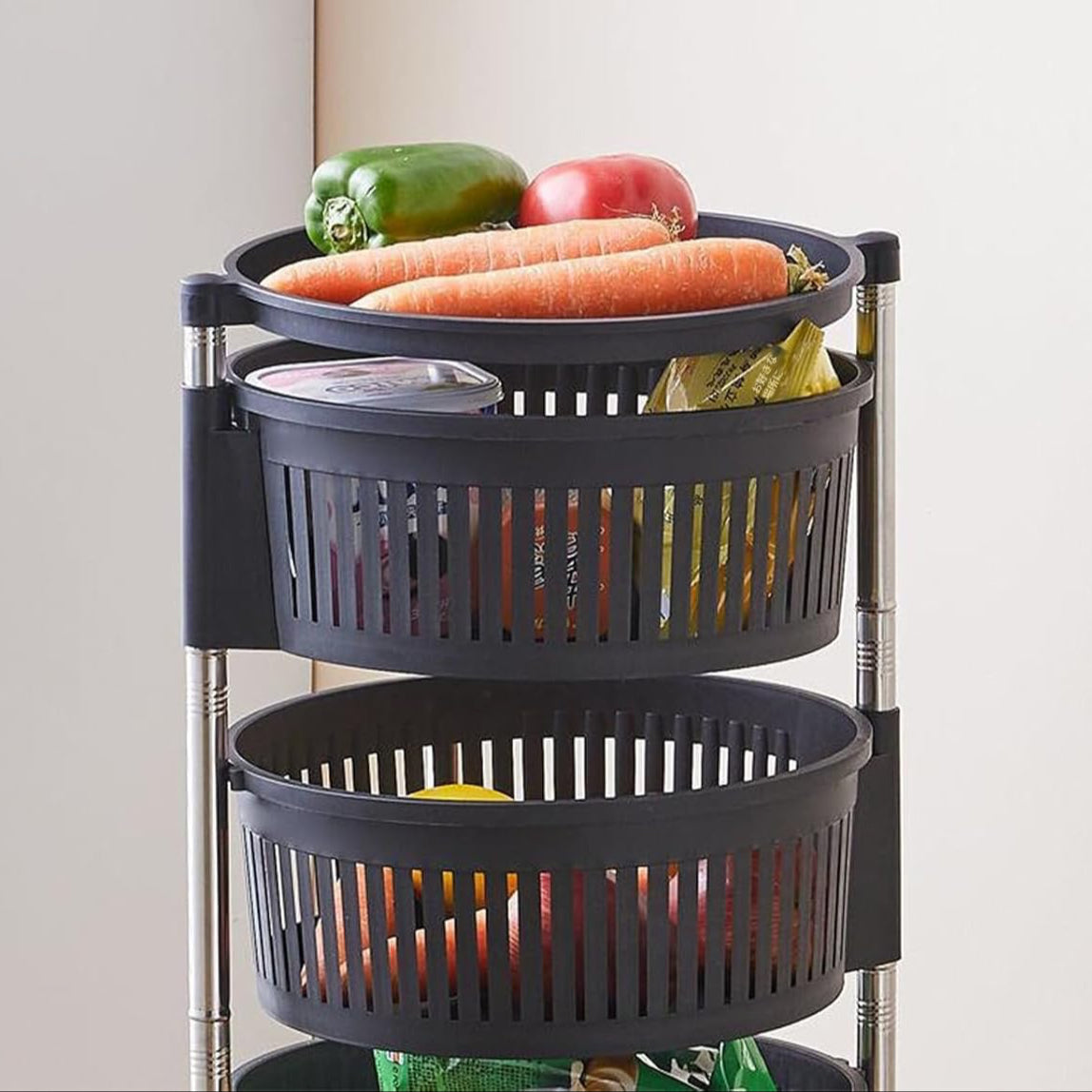 4 Layers Kitchen Trolley