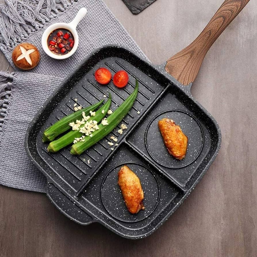 3 Section Grill Pan