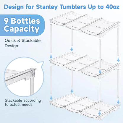 Water Bottles Organizer Stand