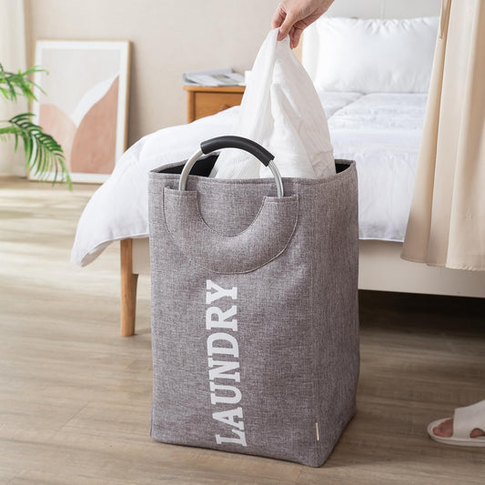 Collapsible Laundry Bag with Ring Handle