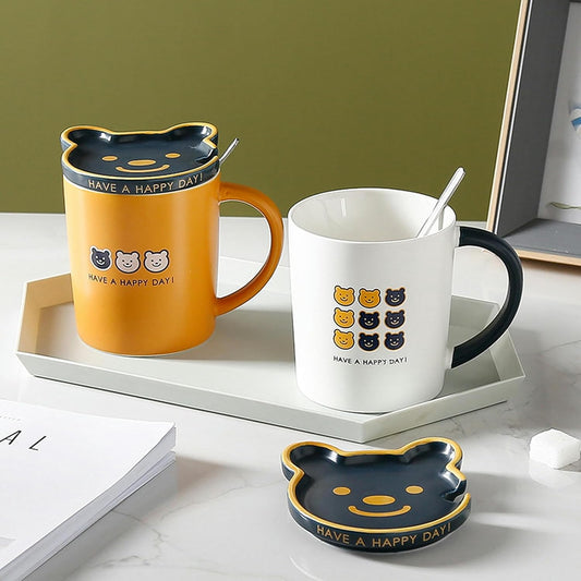 Mug With Bear Lid