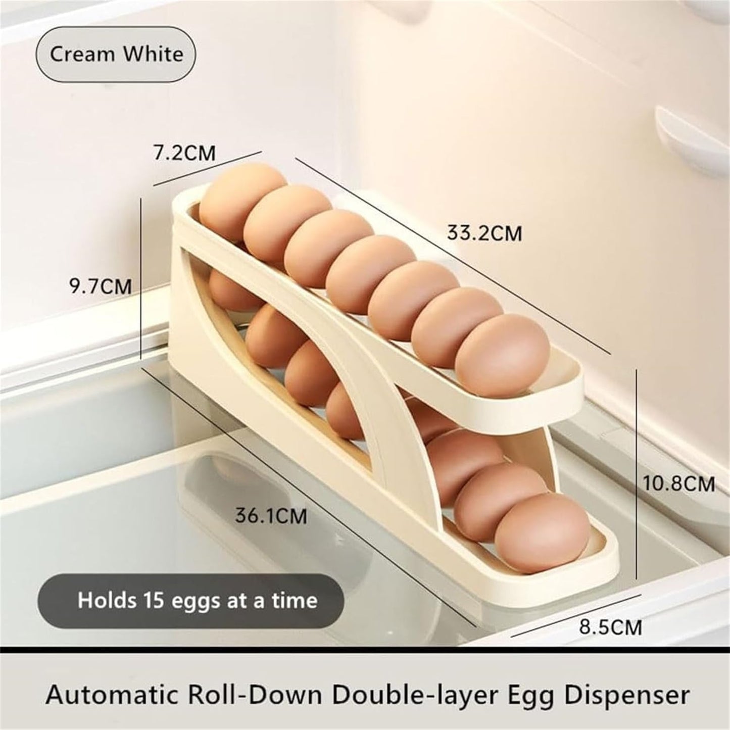 Roll-Down Egg Rack