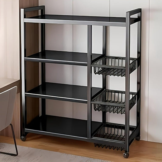 4-tier rolling shelf