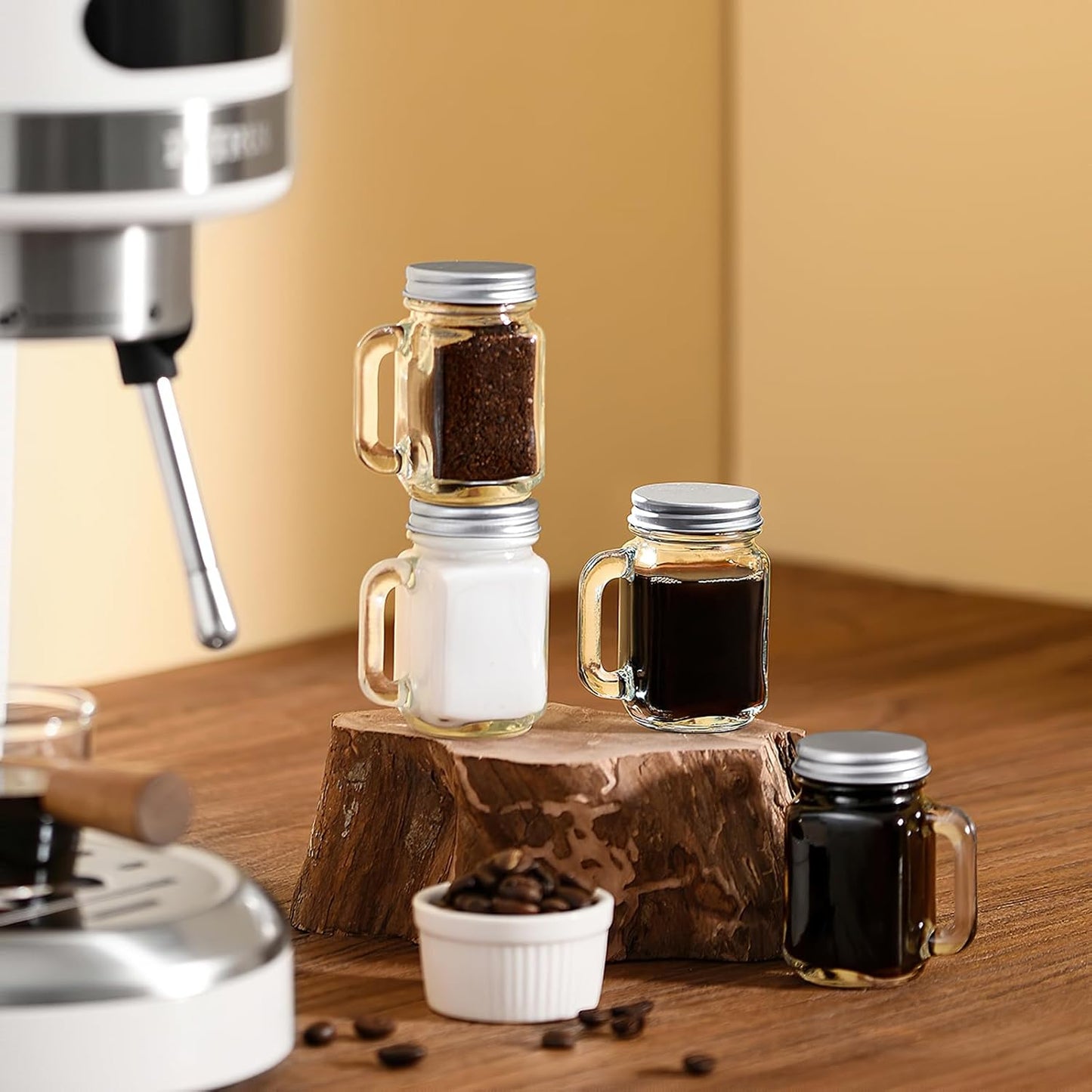 Mini Mason Glass Jar (Set Of 2)