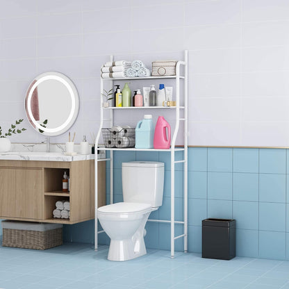 3 Layers Bathroom - Washing Machine & Toilet Seat Rack