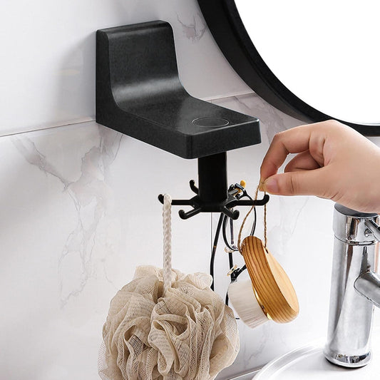360 Degree Rotating 6 Hooks