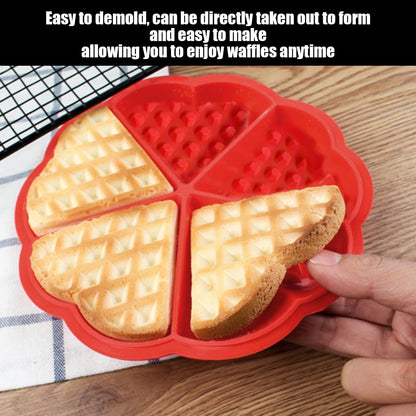 Waffle 5 Heart Shapes