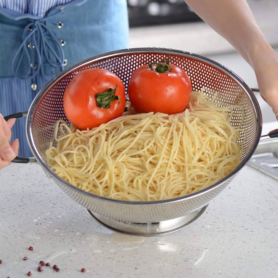 Aluminum Round Strainer With Base