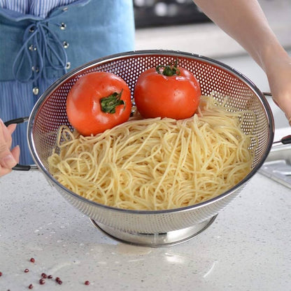 Aluminum Round Strainer With Base