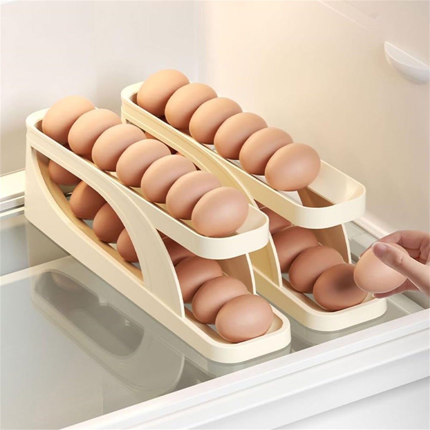 Roll-Down Egg Rack