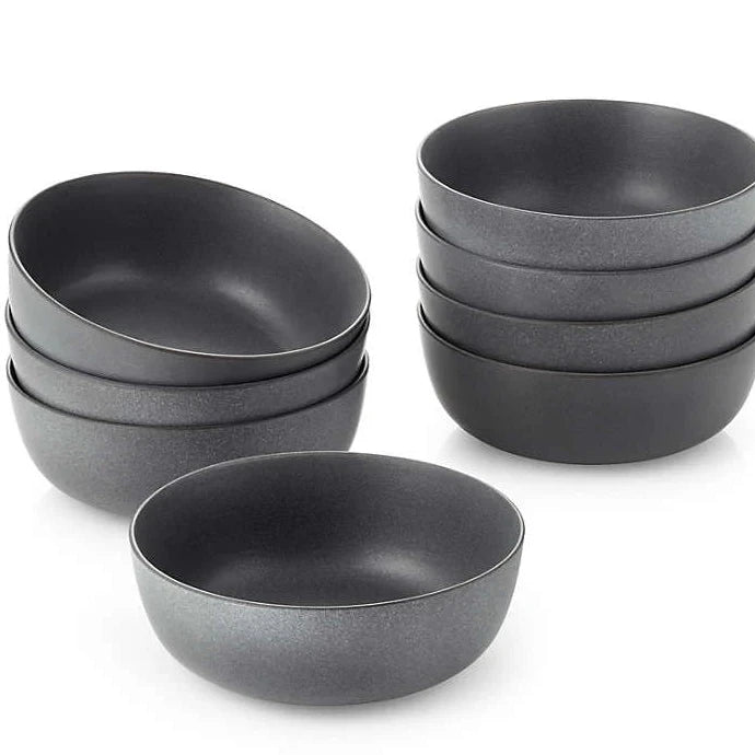 Matt Dark Gray Big Bowl(Set of 6)