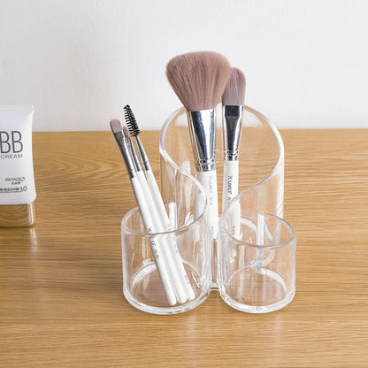 Clear Makeup Brush Holder