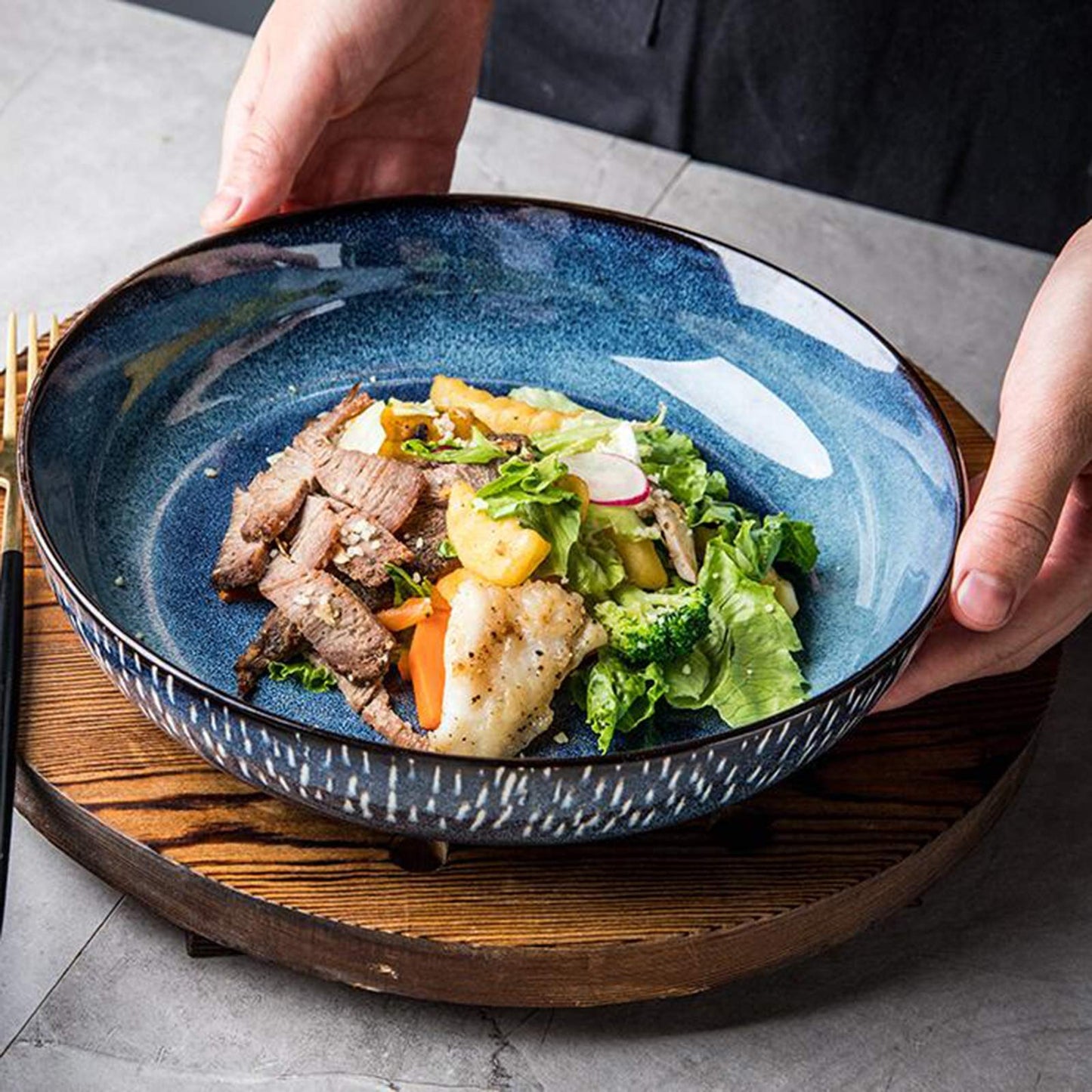 Starry Blue  Deep Plate (6 pcs)