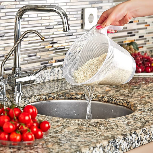 Food Plastic Jug Strainer with Handle