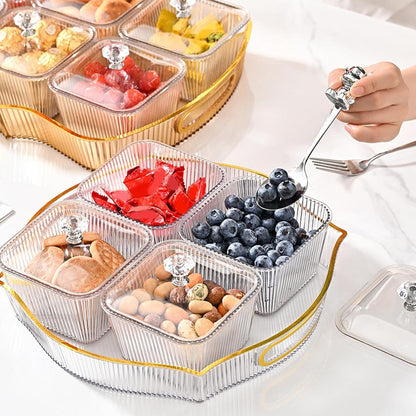 Plexi Tray With 4 Bowls