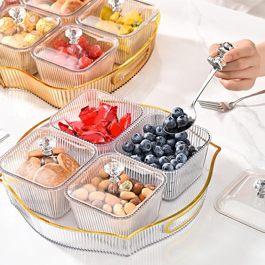 Plexi Tray With 4 Bowls
