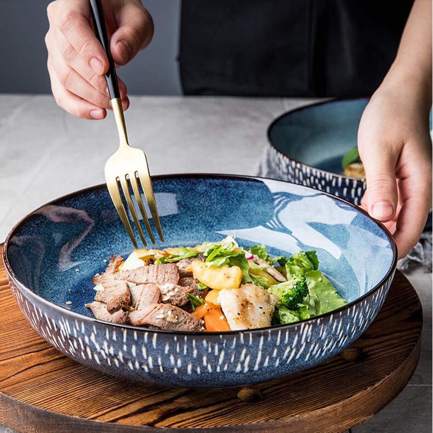 Starry Blue  Deep Plate (6 pcs)