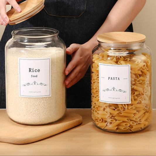 Jar with Bamboo Lid