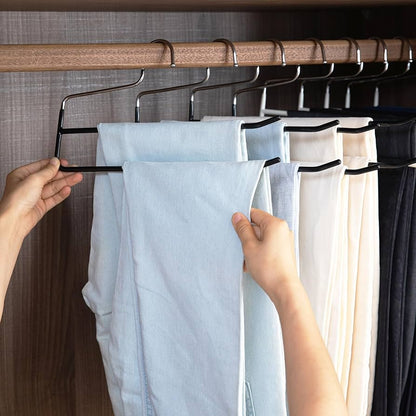 anti-slip trousers hangers (set of 2)