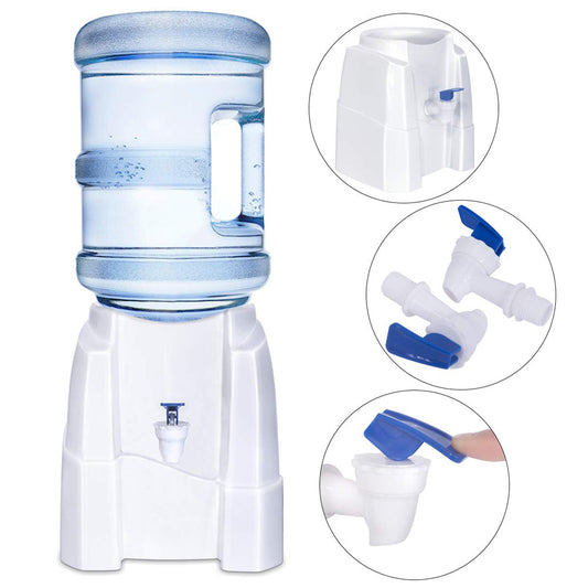 Water Bottle Dispenser Stand (White)