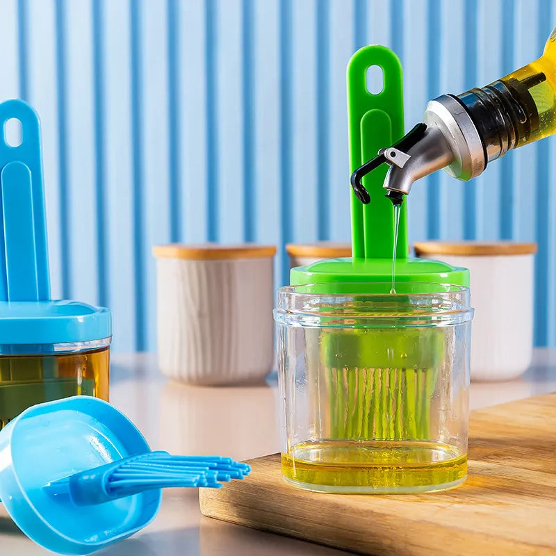 Oil Brush With Container
