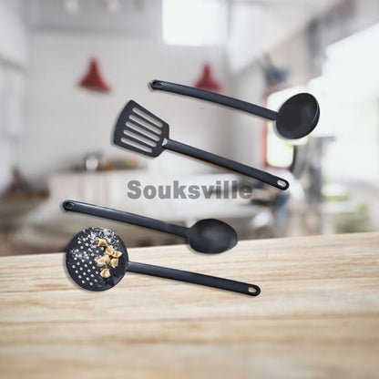 Black Non Stick Serving Set (4pcs)