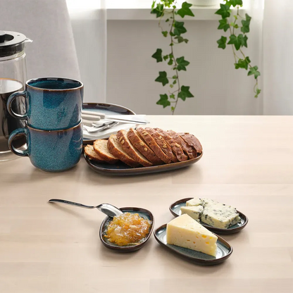 Blue Oval Plate