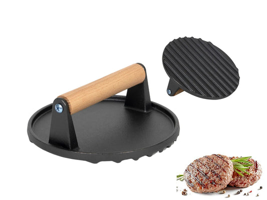 Cast Iron Grill and Sandwich Press 1KG