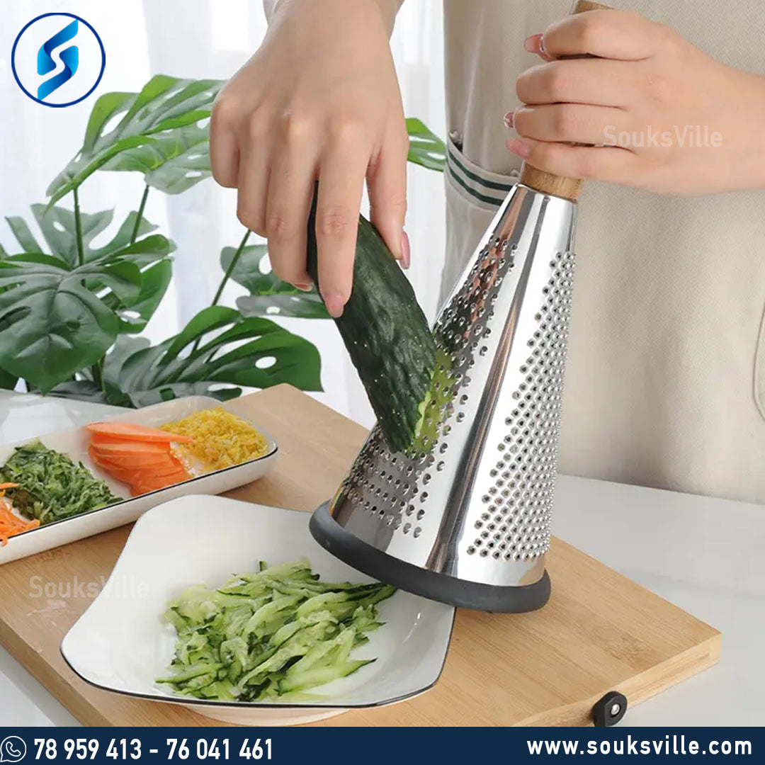 Cone Shaped 3 Sided Grater