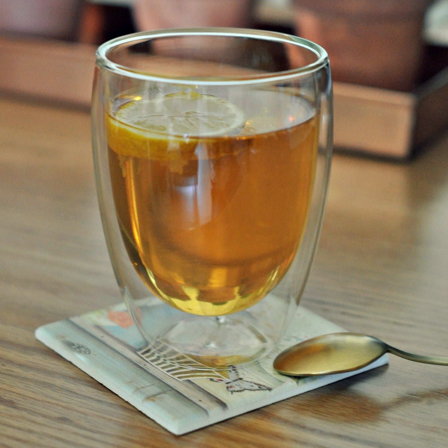 Double Wall Glass Cup No Handle ( 250 ml)