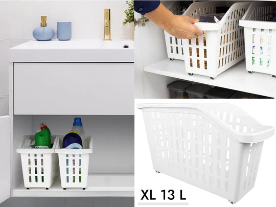 DecoBella Extra Large Organizer Basket with Wheels
