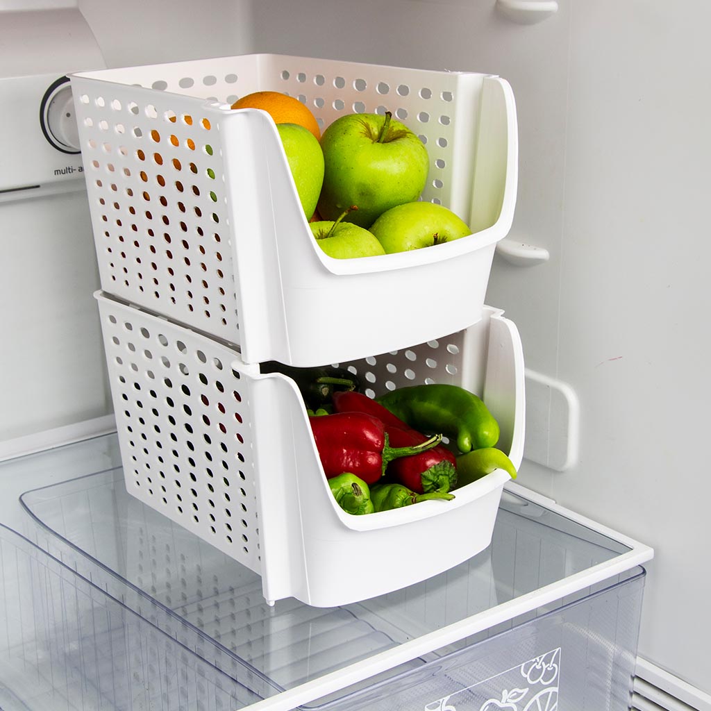 DecoBella Stackable Large Organizer Basket