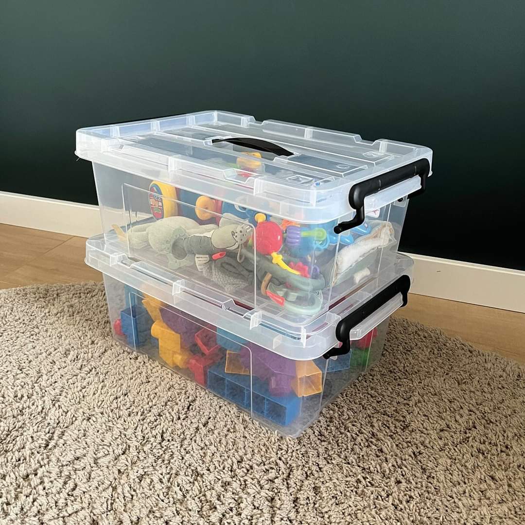 Plastic Storage Box With Handles