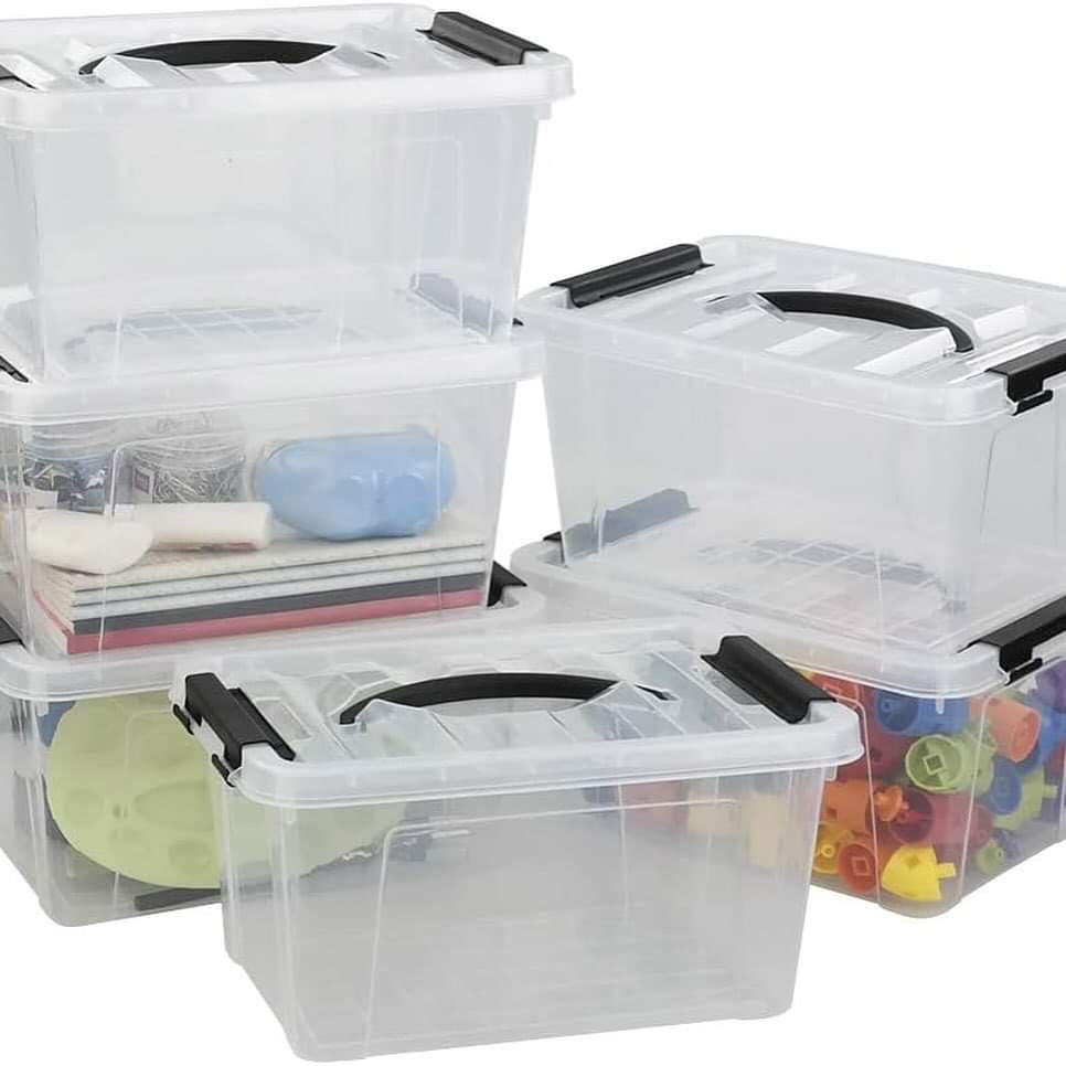 Plastic Storage Box With Handles