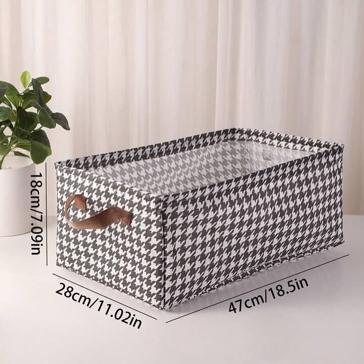 Open Storage Box with Metal Frame (3pcs)