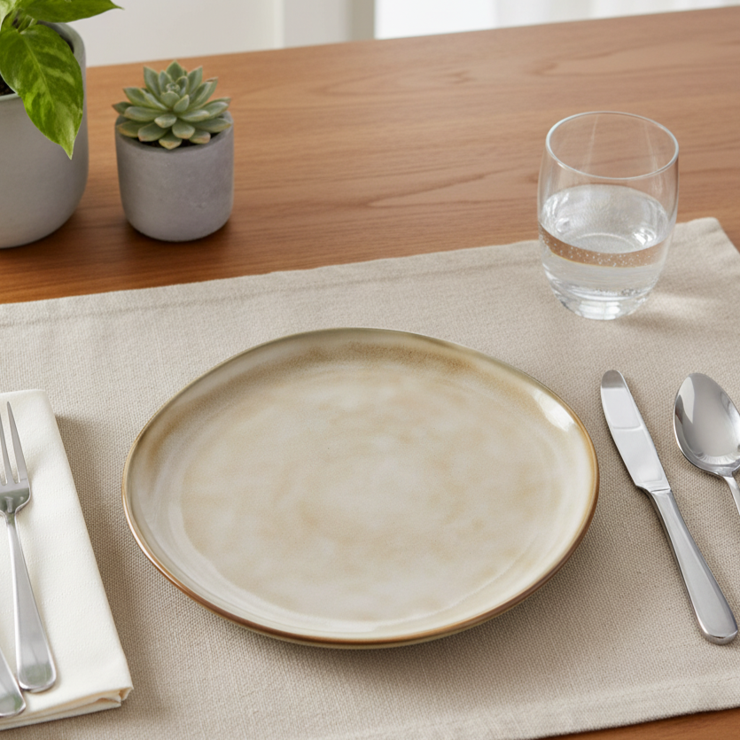 Irregular Shape Dinner Plate (Set of 6)