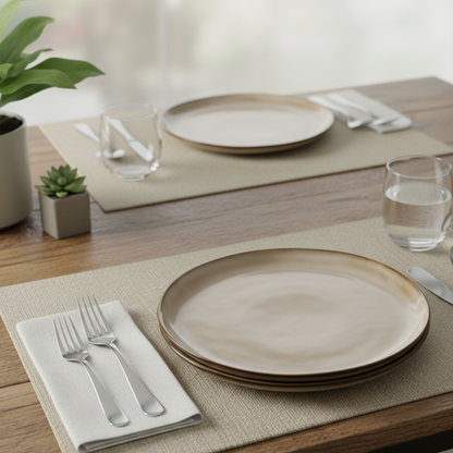 Irregular Shape Dinner Plate (Set of 6)