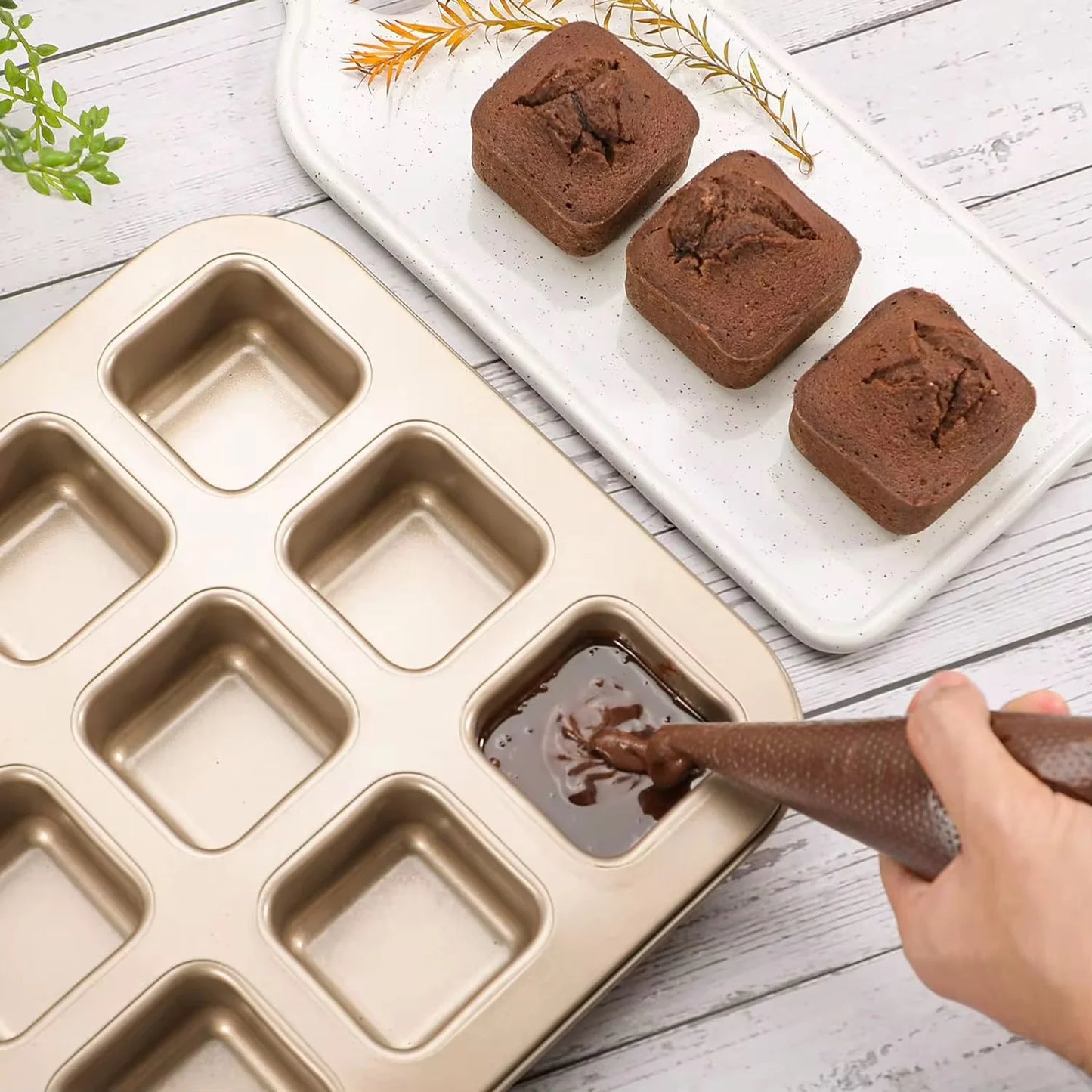 Square Cupcake 12 Slot Tray