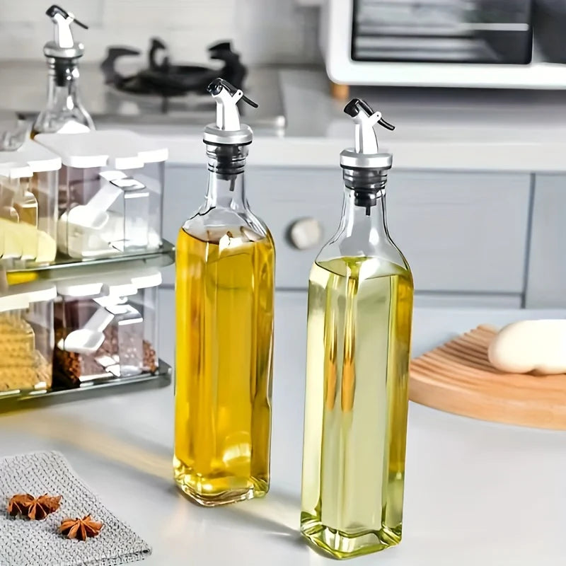 Glass Oil & Vinegar Cruet ( Set of 4)