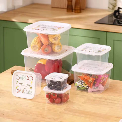 Large Square Food Container( Set of 7 )