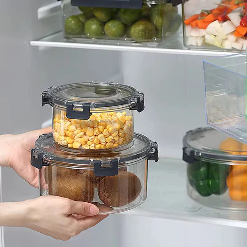 Acrylic Round Food Container (Set of 4)