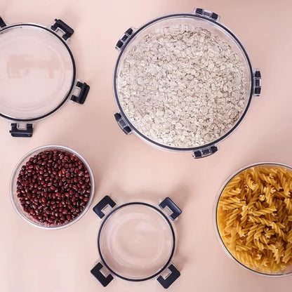 Acrylic Round Food Container (Set of 4)