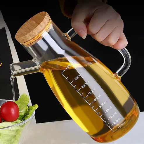 Graduated Glass Oil Cruet