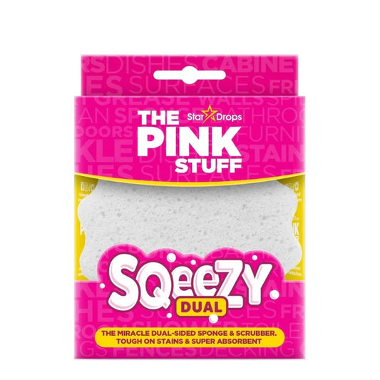 The Pink Stuff Sqeezy Dual Scrub Sponge