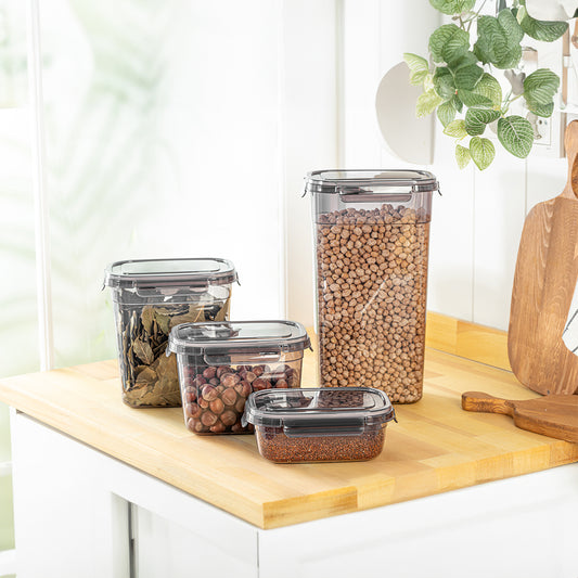Tesny Food Storage Box with Lock Cover