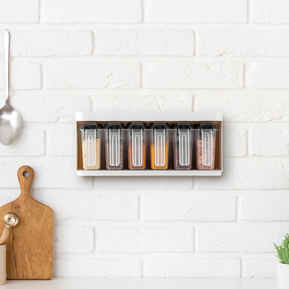 Block Set of 6 Slim Spice Boxes
