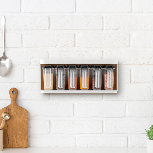 Block Set of 6 Slim Spice Boxes