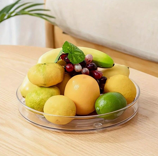 Transparent Rotating Tray low edge