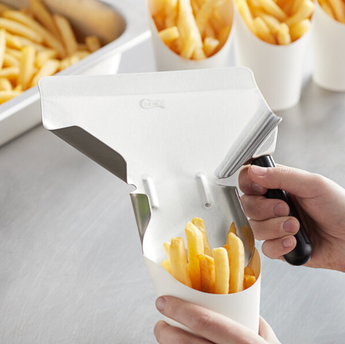 Fried Potato Scoop